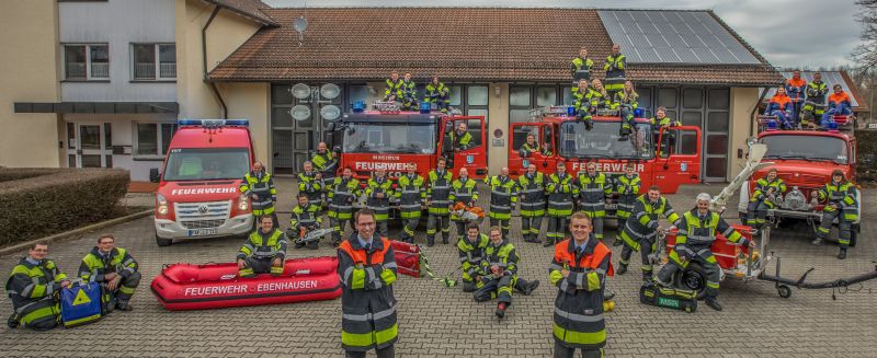 Mannschaft der FF Ebenhausen